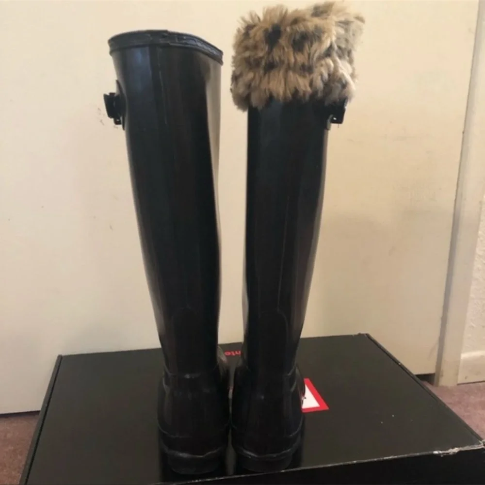 Hunter Original High Gloss Tall Boot & Socks